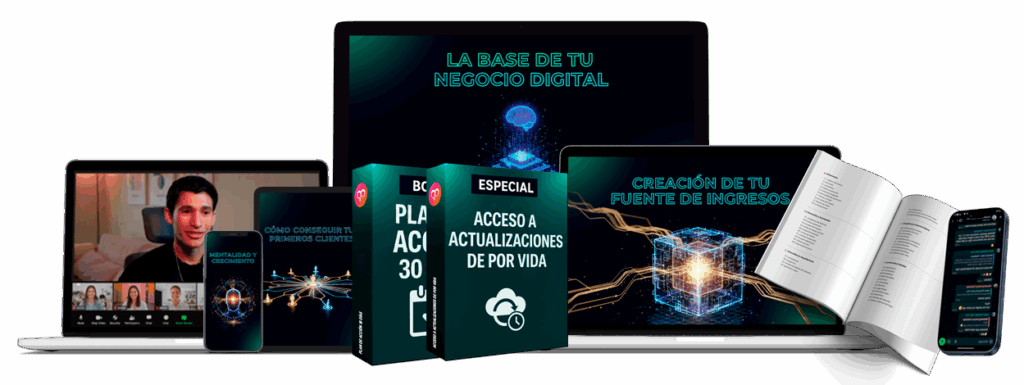 Crea tu propio negocio online Rentable desde 0 ¡Con solo 1 hora a la semana!